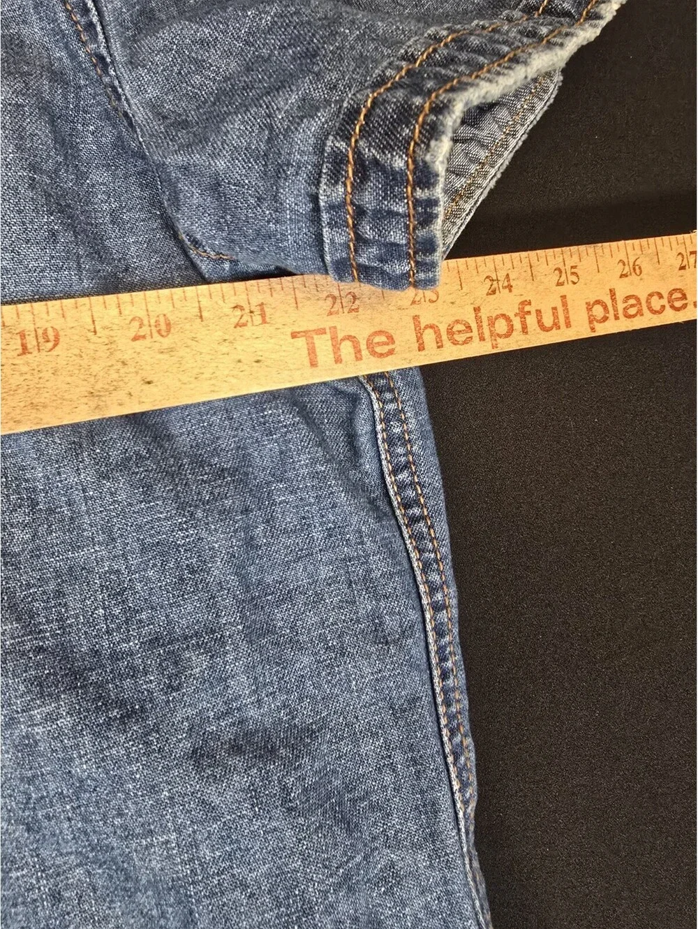 EUC True Religion Graffiti Distressed Denim Button up Shirt Size XL